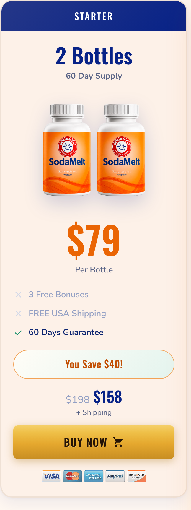 Sodamelt 60 day supply